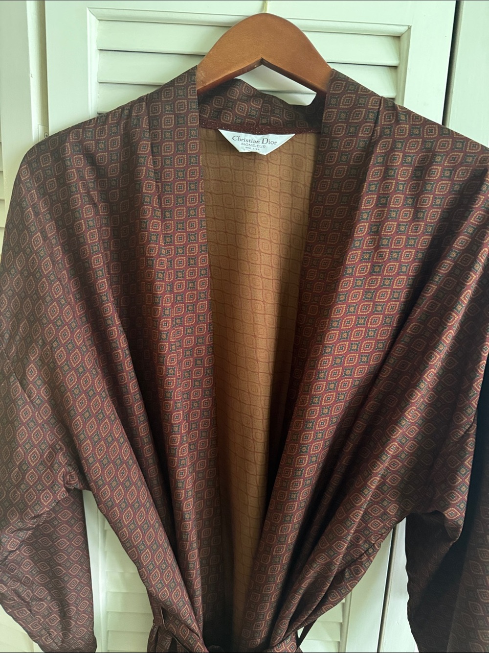 Christian Dior Monsier Men’s Robe One Size